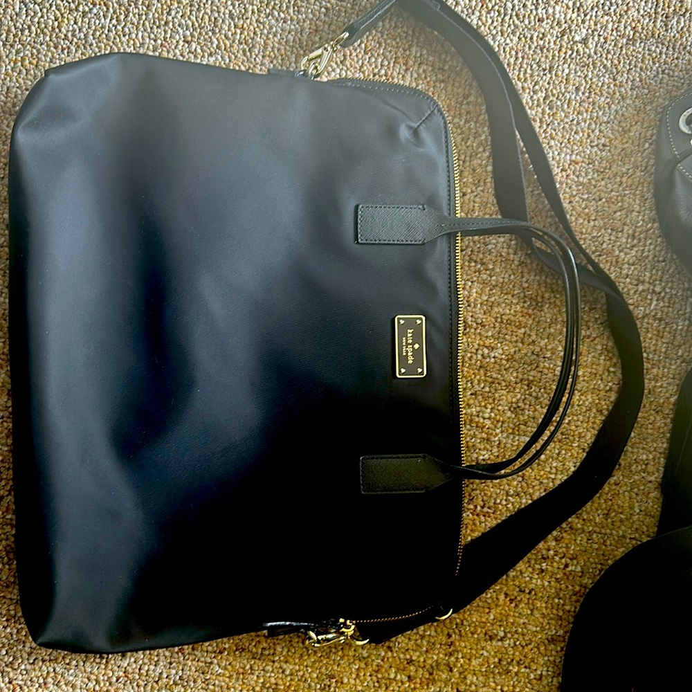 NWOT Kate Spade Vinyl Laptop Bag